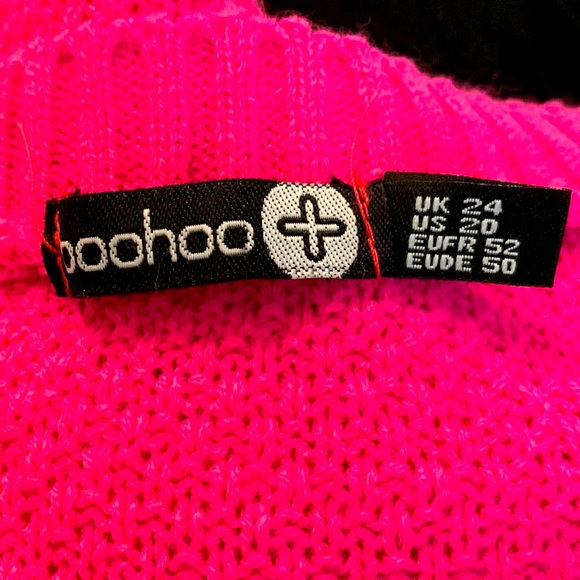 Plus size. boohoo +. Hot pink - Picture 3 of 8